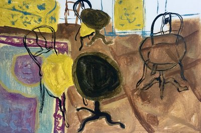 Yellow Interior, 2018 by Maria Magenta
