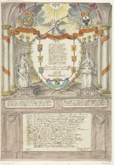 Verse for Princess Wilhelmina on the Fortieth Birthday of Prince William V, 1788 by Maria Margaretha la Fargue