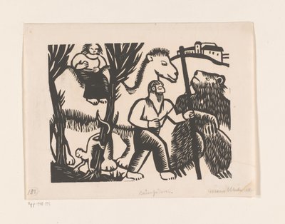Bear Leader by Maria Uhden (signed by artist)