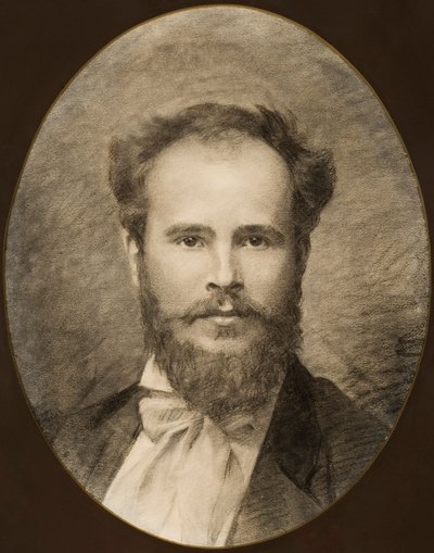 Portrait of Johannes Takanen by Maria Wiik