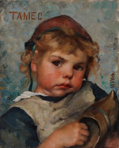Tamec, Holding a Shoe by Maria Wiik