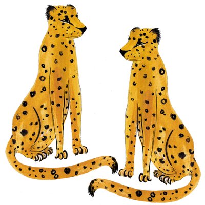 Leopard Pair, 2020 by Marianna Kulukundis