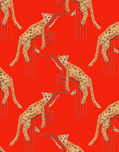 Lounging Leopards, 2020 by Marianna Kulukundis