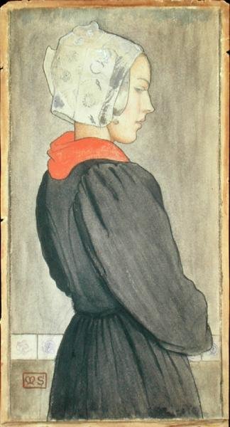 Dutch Girl by Marianne Stokes