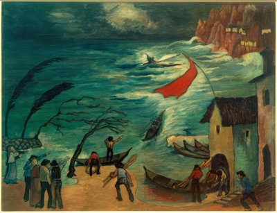 Fishermen in the Storm by Marianne von Werefkin