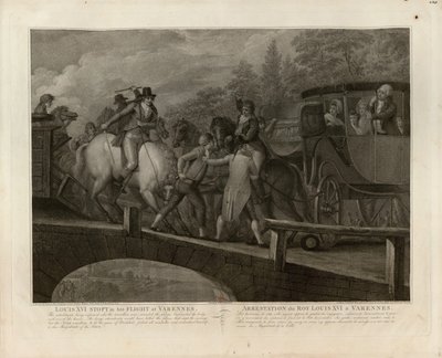 The Arrest of Louis XVI and His Family at Varennes, June 22, 1791, 1796 by Mariano Bovi