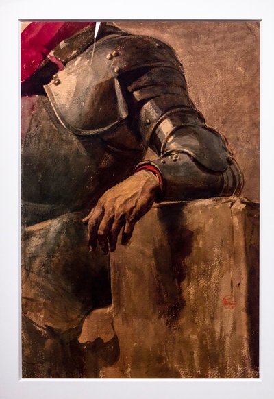 Left Hand and Armor Study, circa 1866 by Mariano Fortuny
