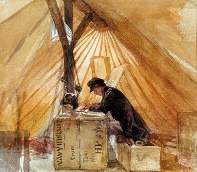 Our tent by Mariano Fortuny y Marsal