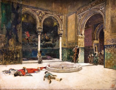 The Abencerage Massacre, c. 1870 by Mariano Fortuny