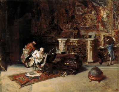 The Engraving Collector by Mariano Fortuny y Marsal