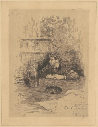 Friend Ed. Zamacois (Eduardo Zamacois y Zabala) by Marià Fortuny