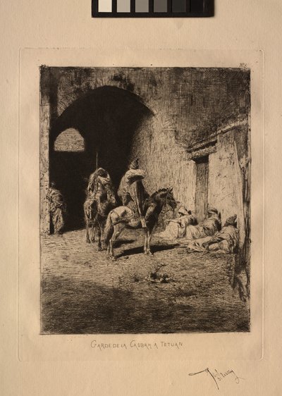 Garde de la Casbah a Tetuan by Mariano Fortuny y Carbó