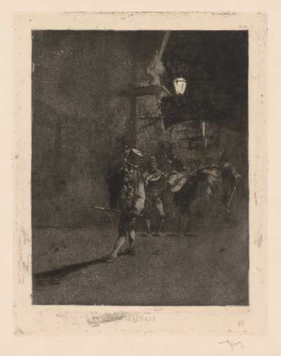 Serenade by Mariano José María Bernardo Fortuny y Carbó