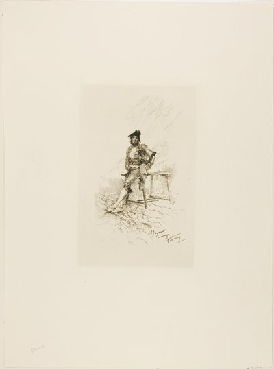 Costume of the Time of Goya by Mariano Fortuny y Marsal