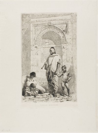 Moroccan Family by Mariano Fortuny y Marsal