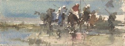 Moors on Horseback by Mariano José María Bernardo Fortuny y Carbó