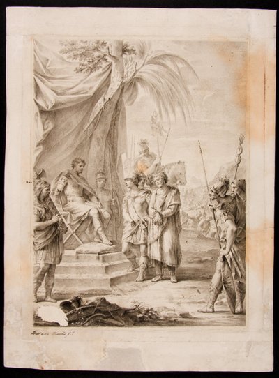 Jugurtha Bound and Handed Over to Silanus, Who Takes Him to Marius by Mariano Salvador Maella