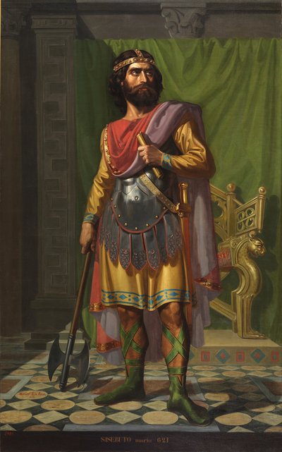 Portrait of Visigothic King Sisebuto by Mariano de la Roca y Delgado