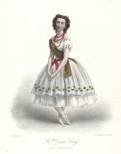 French ballet dancer Emma Livry in Felicien David