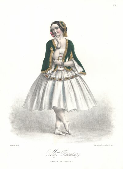 Italian ballet dancer Carolina Rosati in Adolphe Adam
