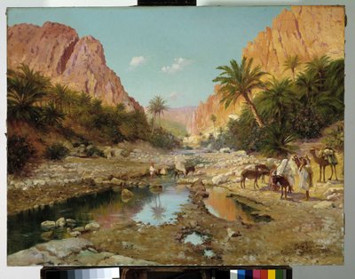 The Gorges of El Kantara in Southern Algeria by Marie Dominique Siciliano