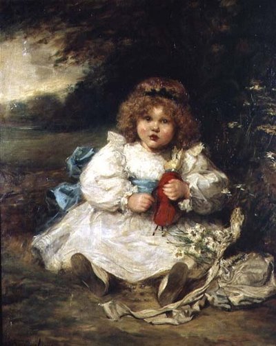 Portrait of Dorot, Daughter of Sir Charles Swinfen Eady by Marie Elizabeth Seymour Lucas