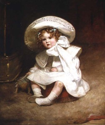 Portrait of Muriel, Daughter of Sir Charles Swinfen Eady by Marie Elizabeth Seymour Lucas