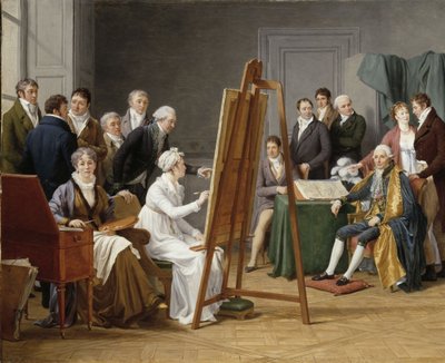 The Time in the Atelier of Madame Vincent by Marie Gabrielle Capet