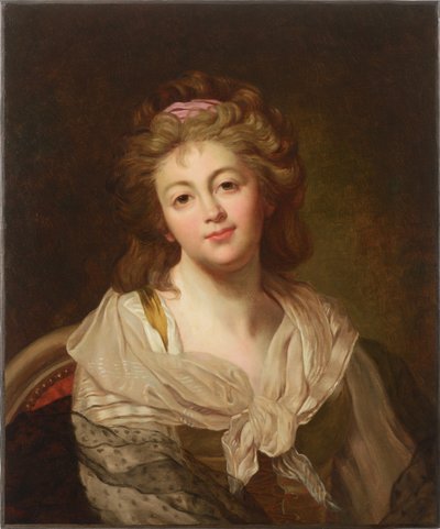 Self-Portrait, Second Half of the 18th century by Marie Genevieve Bouliard