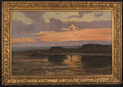 Solitude in the evening: Morsalines (Manche) by Marie Joseph Leon Clavel Iwill