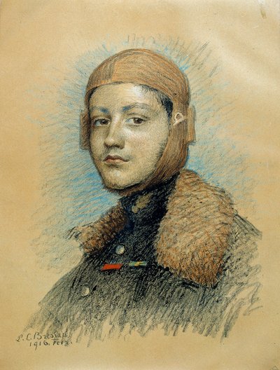 Portrait of Georges Guynemer by Marie Louise Catherine Breslau