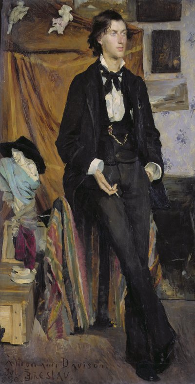 Portrait of Henry Davison by Marie Louise Catherine Breslau