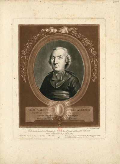 Portrait of Claude-Benjamin Vallet by Marie Louise Suzanne Champion de Cernel