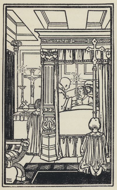 Illustration for The Dream Of Gerontius by Cardinal Newman by Marie Preaud Webb