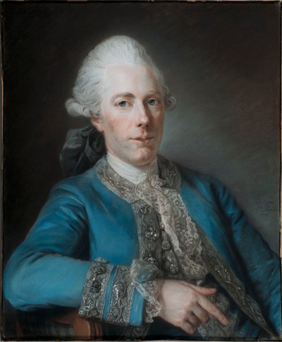 Portrait of Marie-Joseph Peyre (1730-1785), French architect by Marie Suzanne Giroust