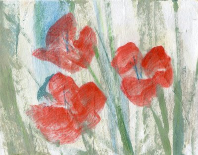 Red Flowers by Marina Falco