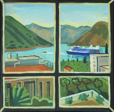 Coastal Window Bay View by Marina Gorkaeva
