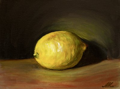 Bright Lemon Still Life by Marina Kozyr