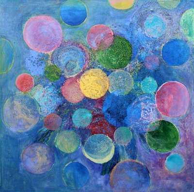 Abstract Colorful Circles by Marina Nelson
