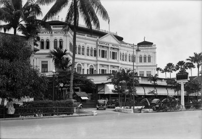 A View of the Raffles Hotel, Singapore by Marine Photo Service
