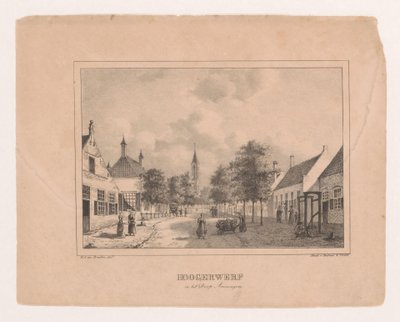 Village View in Amerongen by Marinus Adrianus van Straten