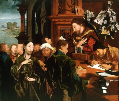 The Calling of Saint Matthew by Marinus Claesz Reymerswaele van