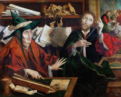 The Parable of the Unjust Steward by Marinus van Reymerswaele