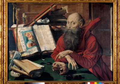 Representation of Saint Jerome in His Study by Marinus van Reymerswaele