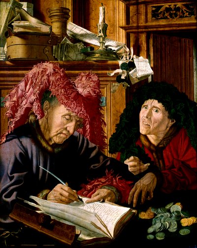 Two Tax Gatherers by Marinus van Reymerswaele