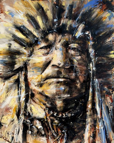 Sitting Bull, 2023 by Mario Henrique