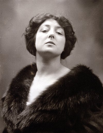Half-length portrait of the famous opera singer Toti Dal Monte by Mario Nunes Vais