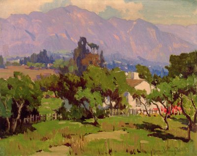 Southern California Landscape by Marion Kavanagh Wachtel