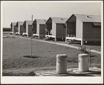 Housing for Migratory Vegetable Pickers, Osceola Labor Camps, Built by FSA, Belle Glade, Florida by Marion Post Wolcott