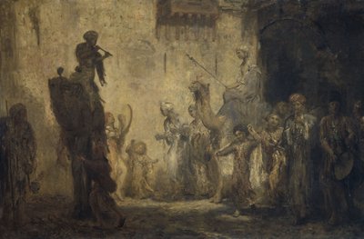 Oriental Wedding by Marius Alexander Jacques Bauer